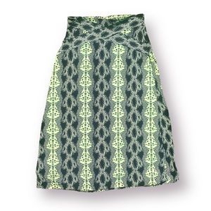 eci New York Snake Print Maxi Skirt
